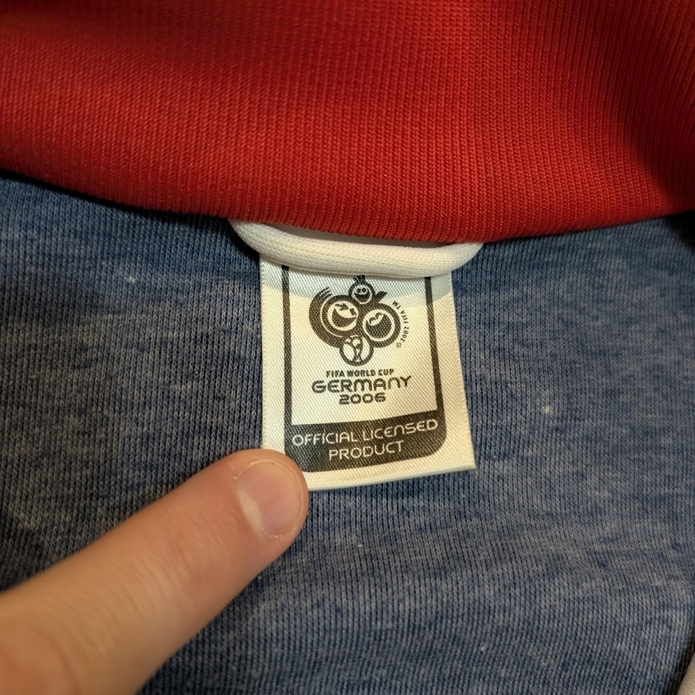Adidas World Cup 2006 Track Jacket USA Men's L? Flaws Full Zip - Picture 5 of 10